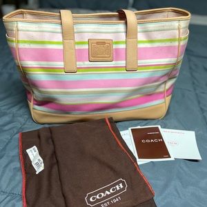 Brand New Coach Baby Diaper Bag